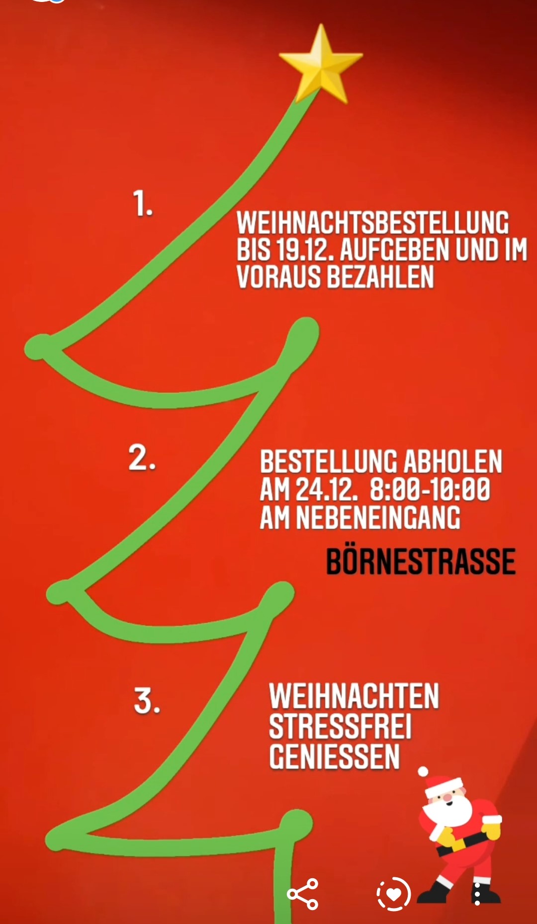 Weihnachtsbestellung