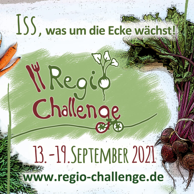 regio challenge 2021 – eine Woche lang essen was um die Ecke wächst